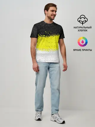 Мужская базовая футболка / Имперский флаг России 1858года