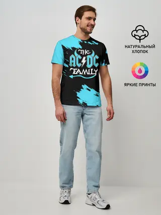 Мужская базовая футболка / The AC/DC famely