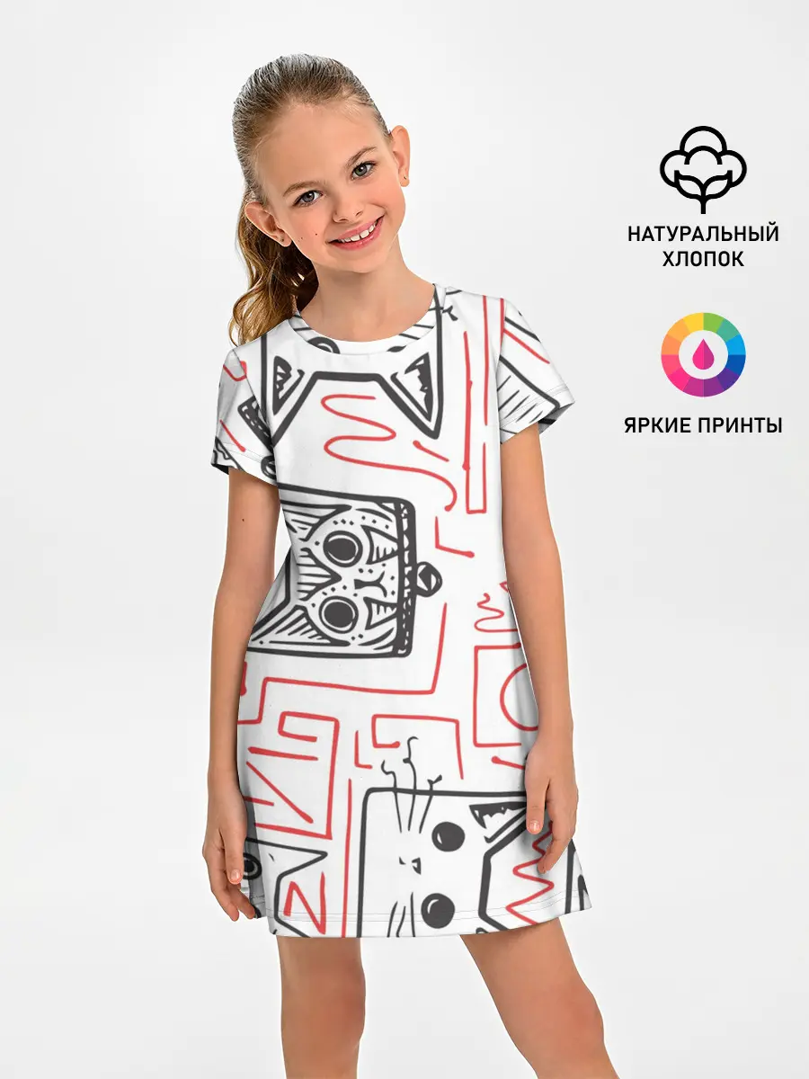 Детское платье / Cats