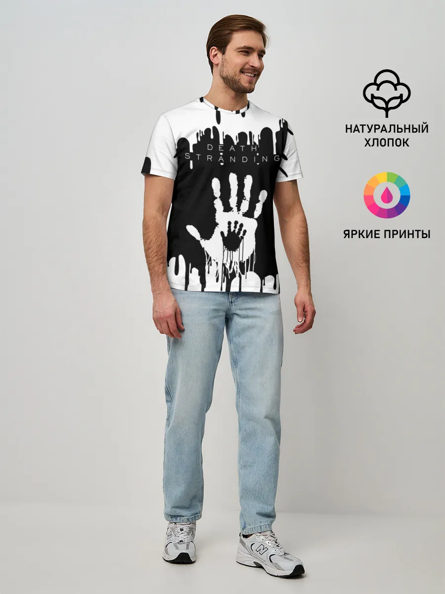Мужская базовая футболка / DEATH STRANDING