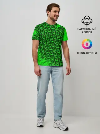 Мужская базовая футболка / AMONG US / АМОНГ АС