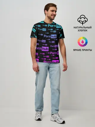 Мужская базовая футболка / PornHub