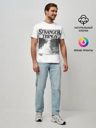 Мужская базовая футболка / Очень Странные Дела