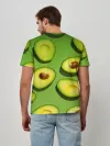 Мужская базовая футболка / АВАКАДО ПАТТЕРН.