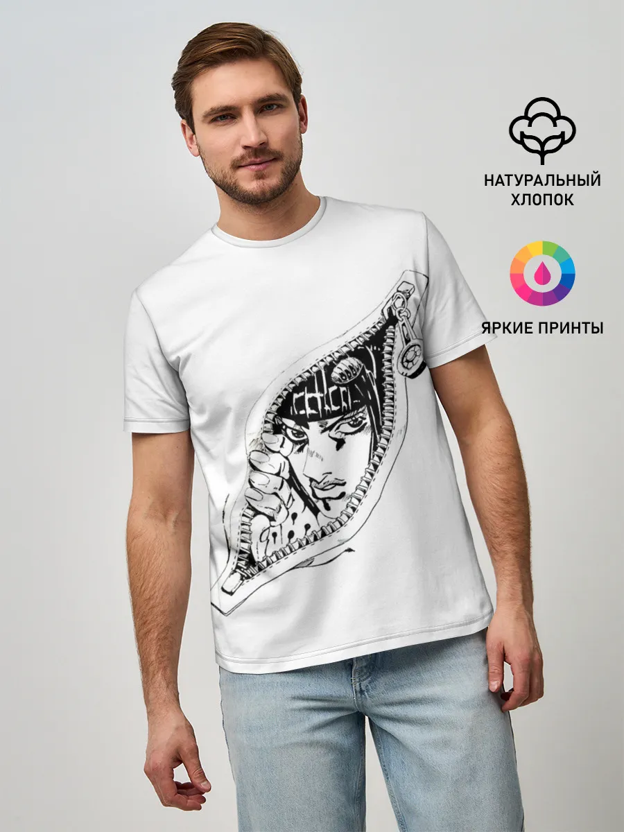 Мужская базовая футболка / Бруно Буччелати внутри из Джоджо