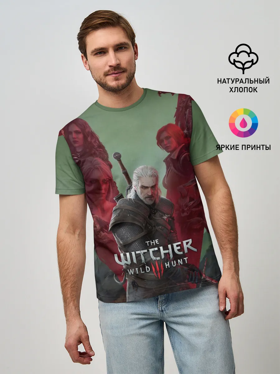 Мужская базовая футболка / The Witcher 5-летие