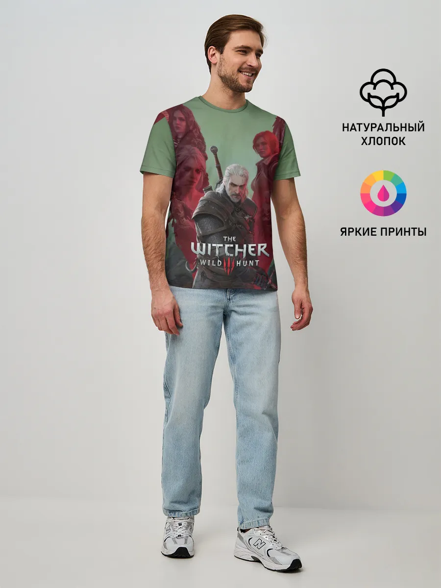 Мужская базовая футболка / The Witcher 5-летие