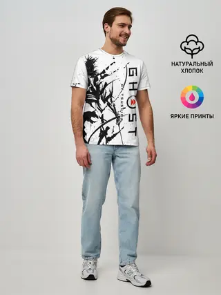 Мужская базовая футболка / Ghost of Tsushima