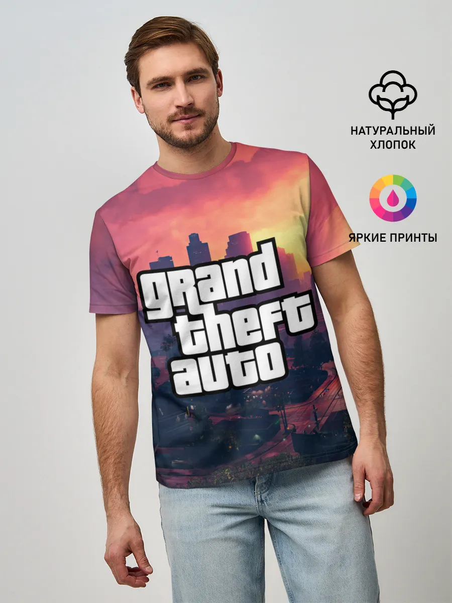 Мужская базовая футболка / Los Santos | GTA