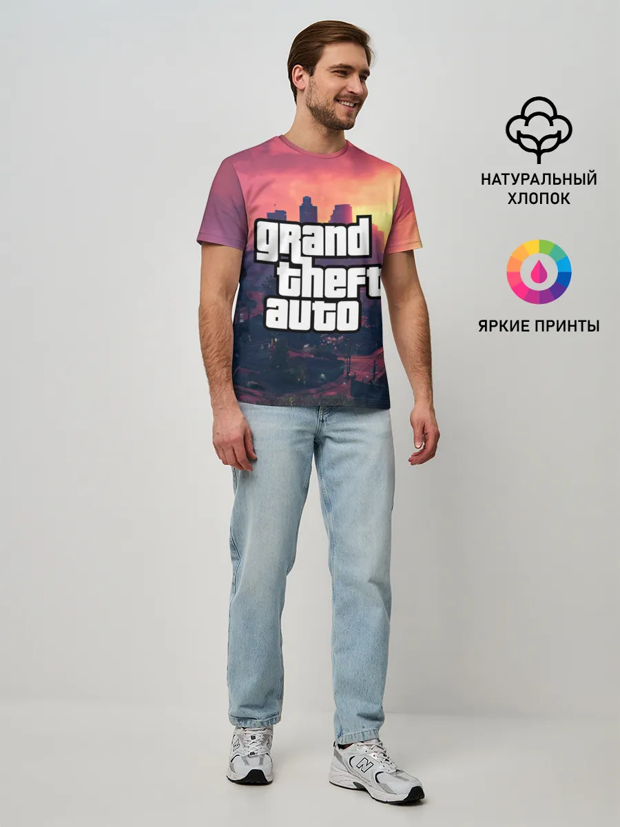 Мужская базовая футболка / Los Santos | GTA