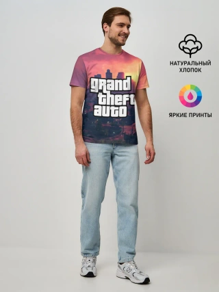 Мужская базовая футболка / Los Santos | GTA