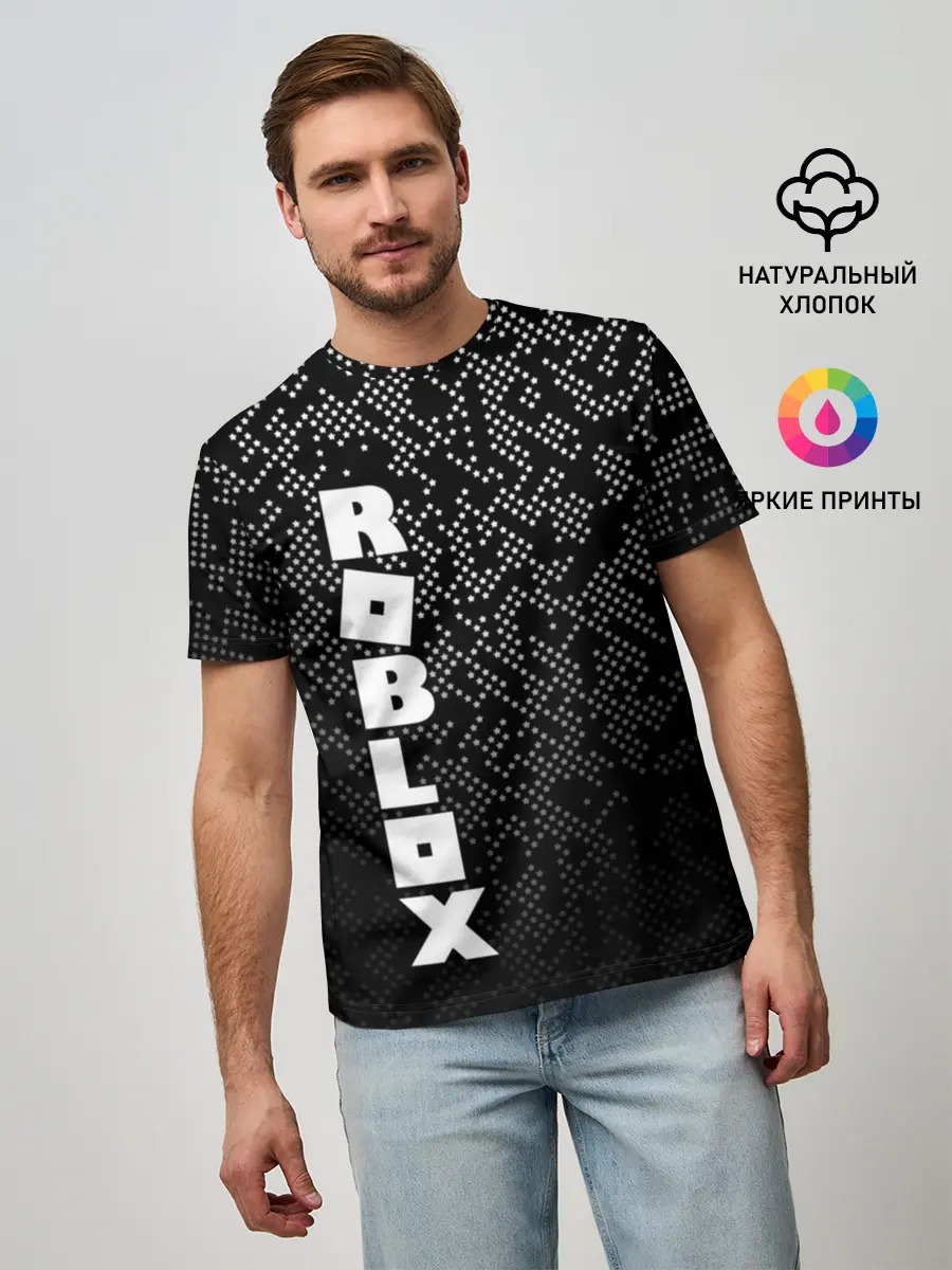 Мужская базовая футболка / Roblox
