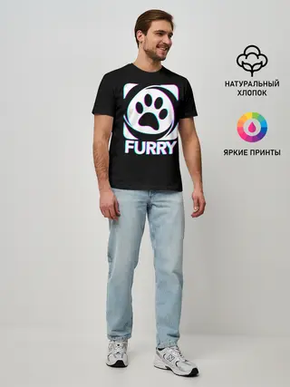 Мужская базовая футболка / Furry