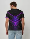 Мужская базовая футболка / Ултрофиолеовый угол 3D