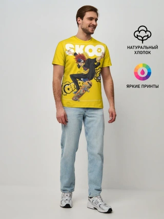 Мужская базовая футболка / SK8 the Infinity, Реки Кян