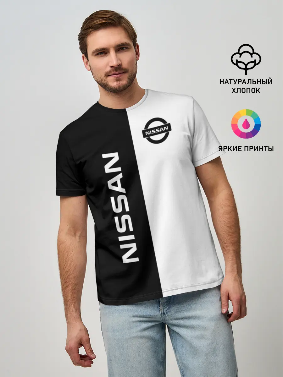 Мужская базовая футболка / Nissan