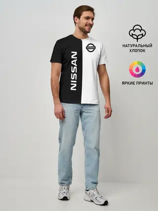 Мужская базовая футболка / Nissan