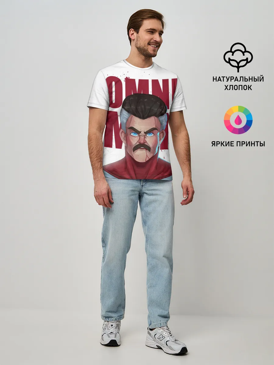 Мужская базовая футболка / Омни Мен