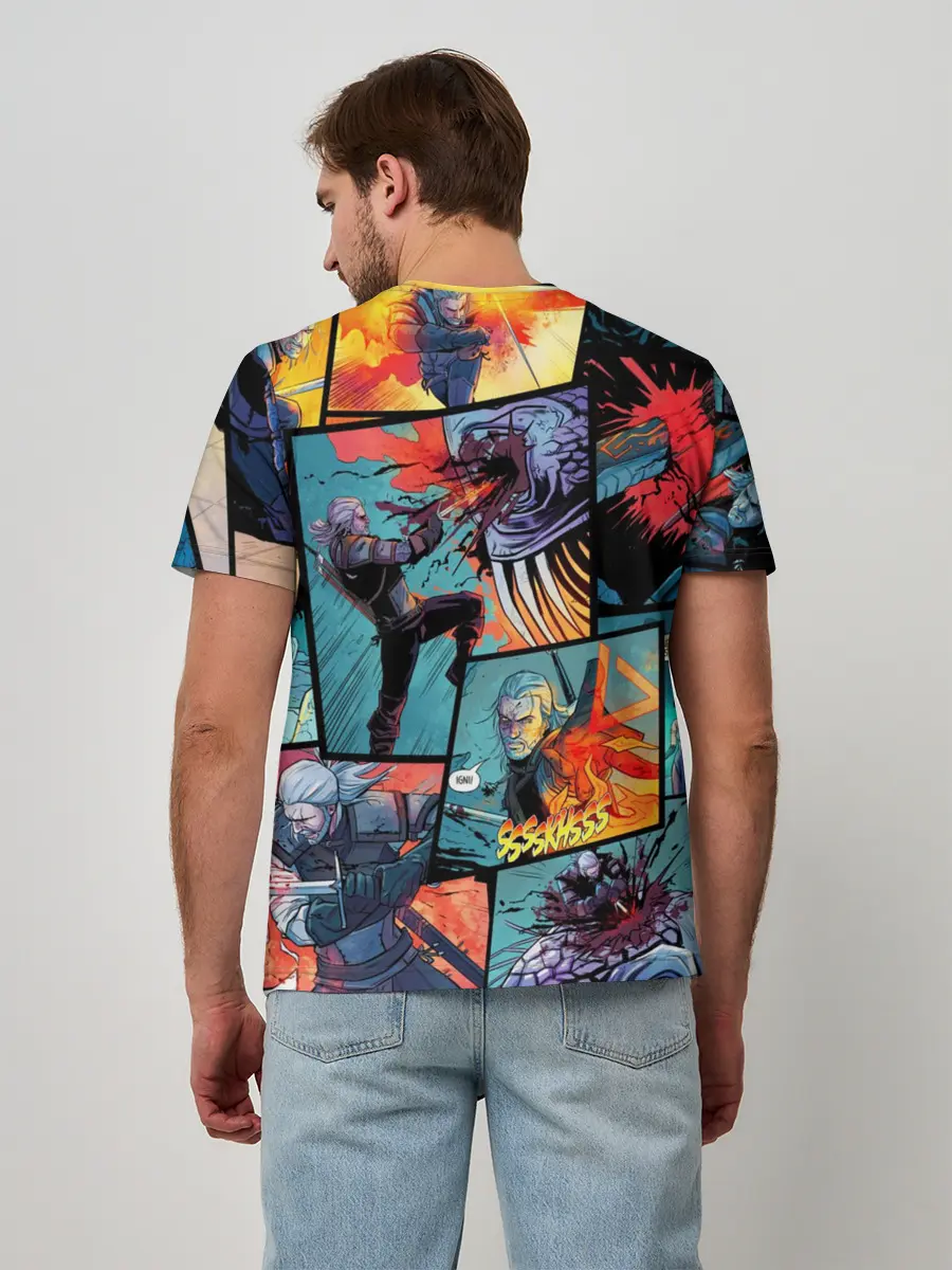 Мужская базовая футболка / Ведьмак / The Witcher