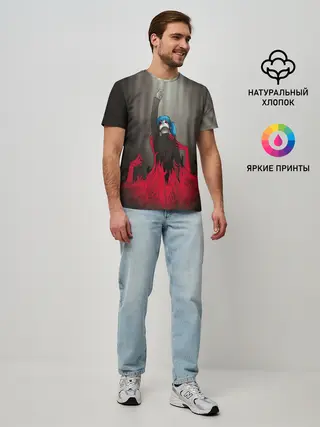 Мужская базовая футболка / Салли Кромсалли