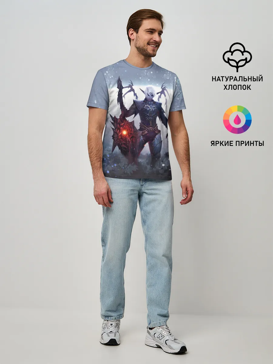 Мужская базовая футболка / Dark knight