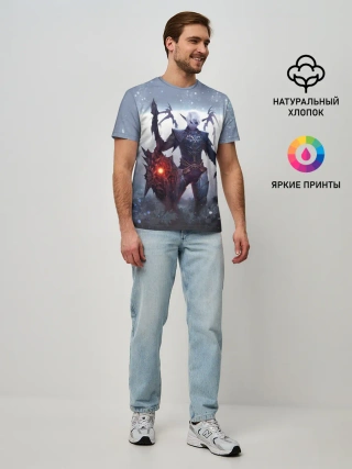 Мужская базовая футболка / Dark knight