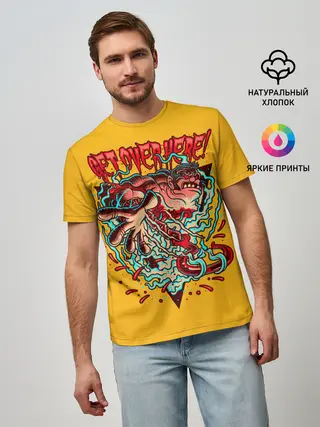 Мужская базовая футболка / Пудж | Dota 2