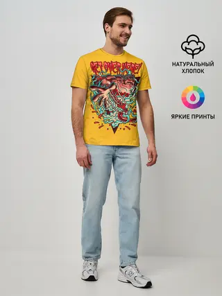 Мужская базовая футболка / Пудж | Dota 2