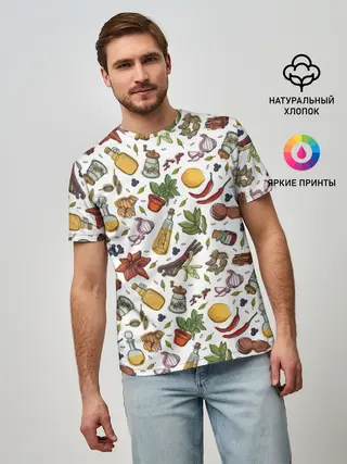 Мужская базовая футболка / Шеф 2