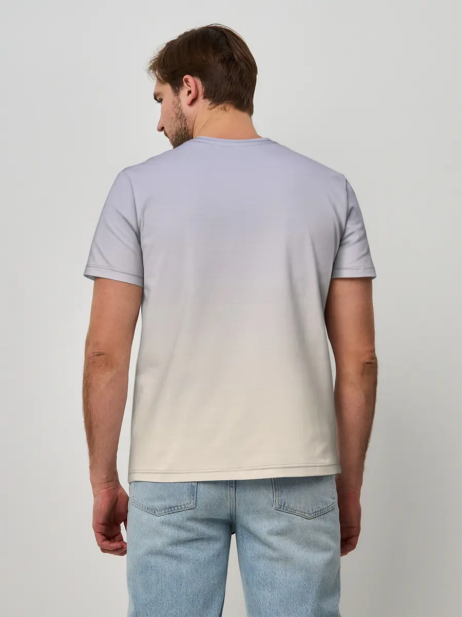 Мужская базовая футболка / золотая рыбка