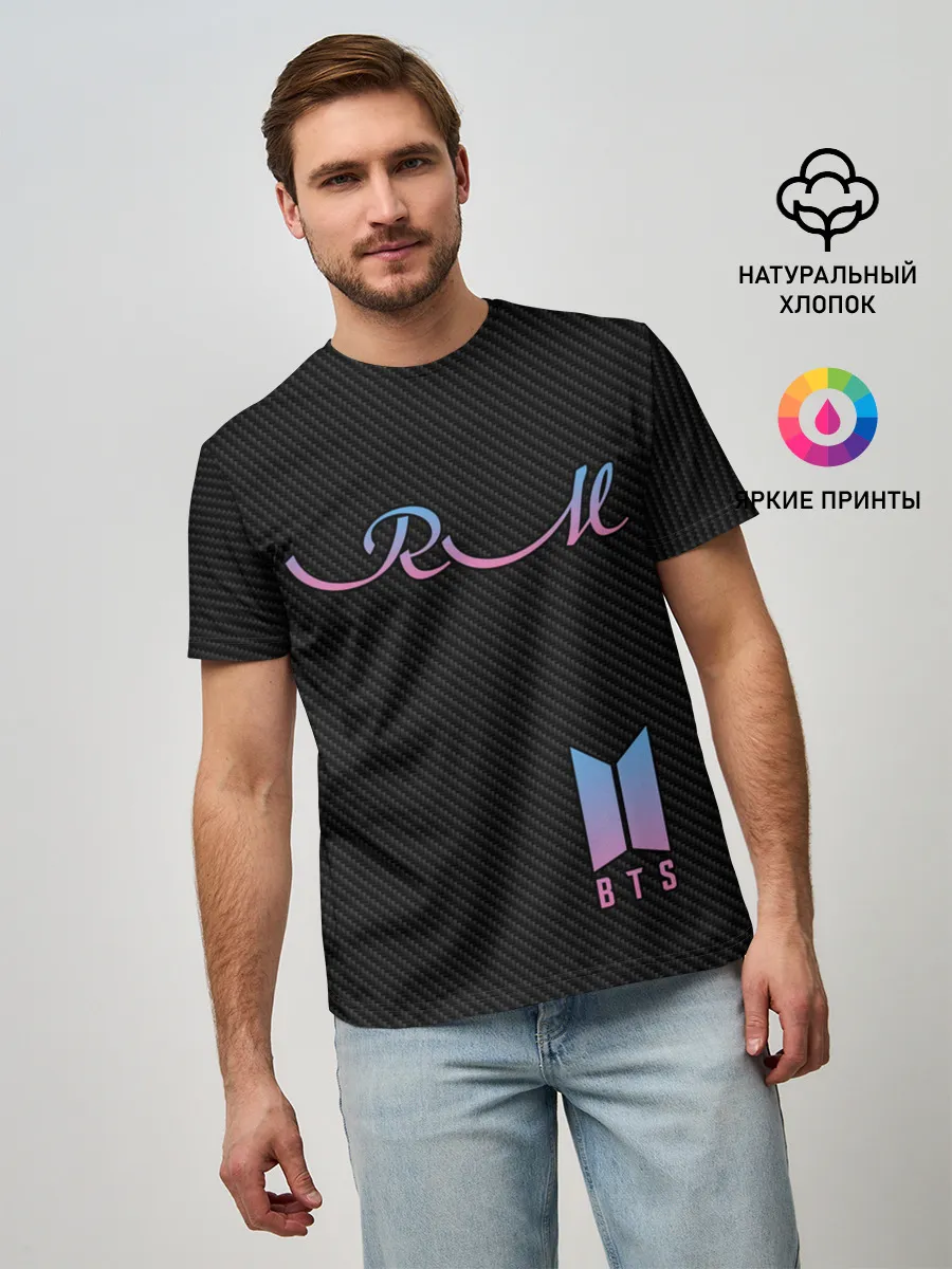 Мужская базовая футболка / BTS RM