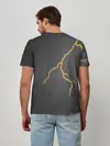 Мужская базовая футболка / Яркая молния