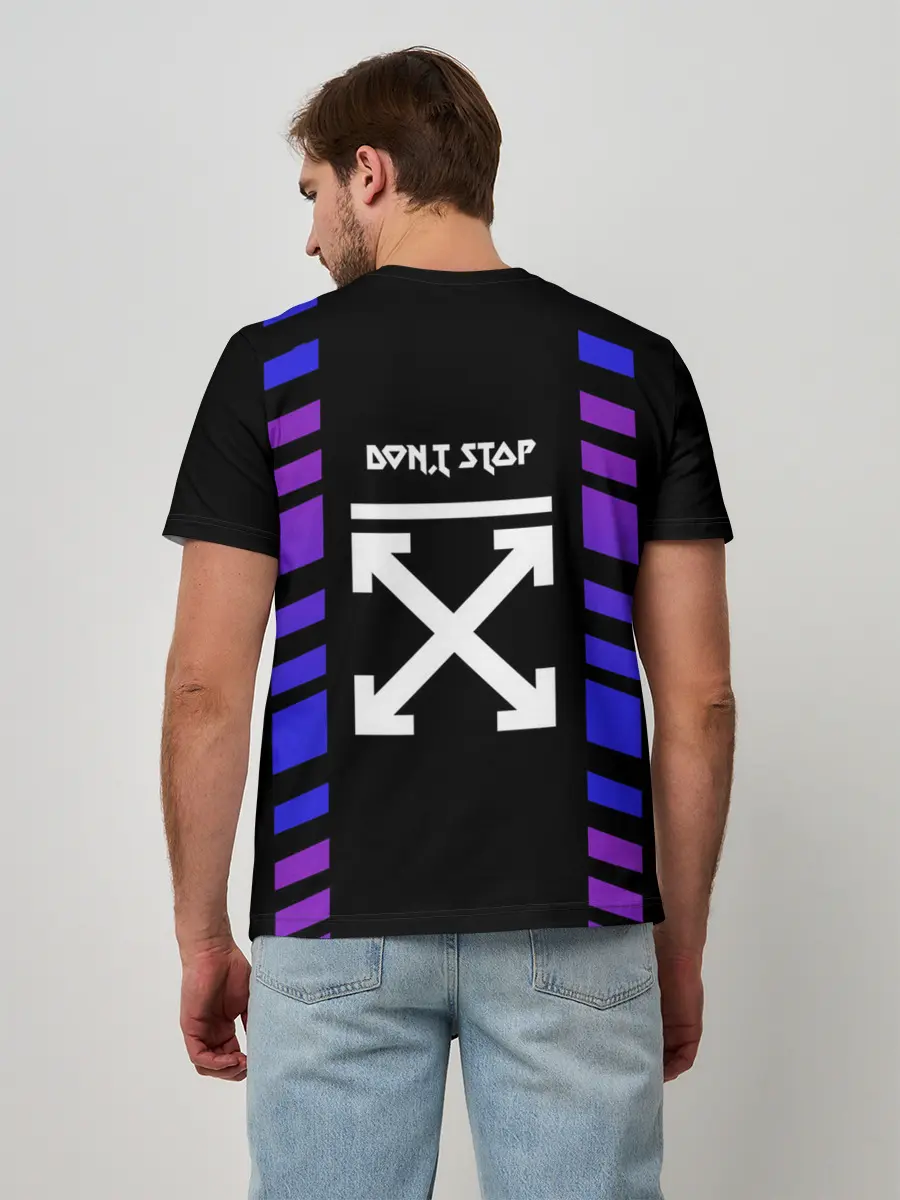 Мужская базовая футболка / Dont stop