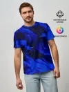 Мужская базовая футболка / СИНИЙ ОГОНЬ