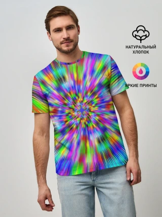 Мужская базовая футболка / ПСИХОДЕЛИКА