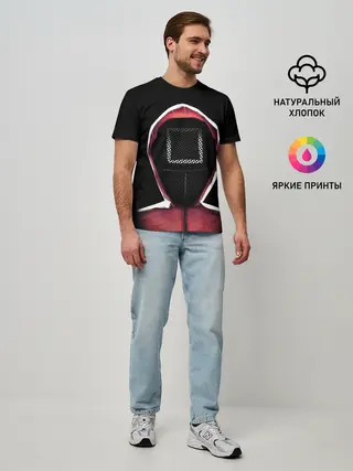 Мужская базовая футболка / КВАДРАТ | РУКОВОДИТЕЛЬ ОХРАНЫ