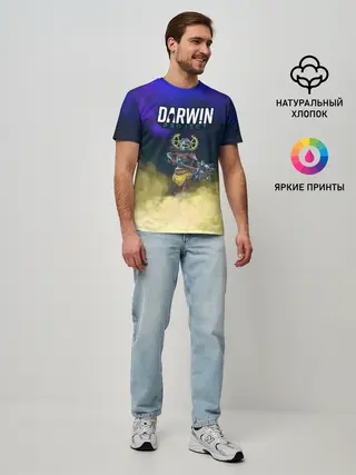 Мужская базовая футболка / Darwin Project | Battle Royale