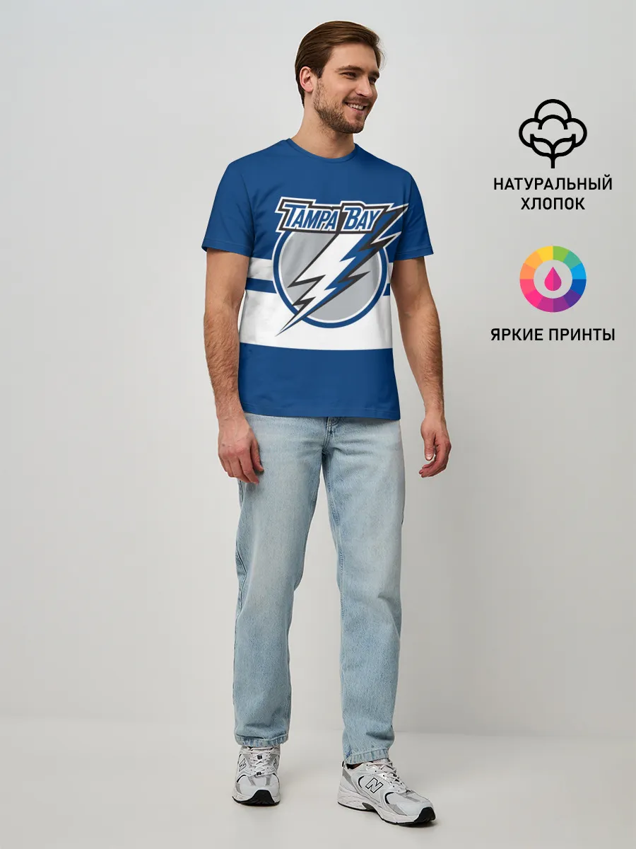 Мужская базовая футболка / TAMPA BAY LIGHTING