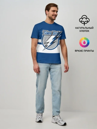 Мужская базовая футболка / TAMPA BAY LIGHTING