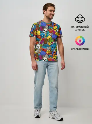 Мужская базовая футболка / Граффити