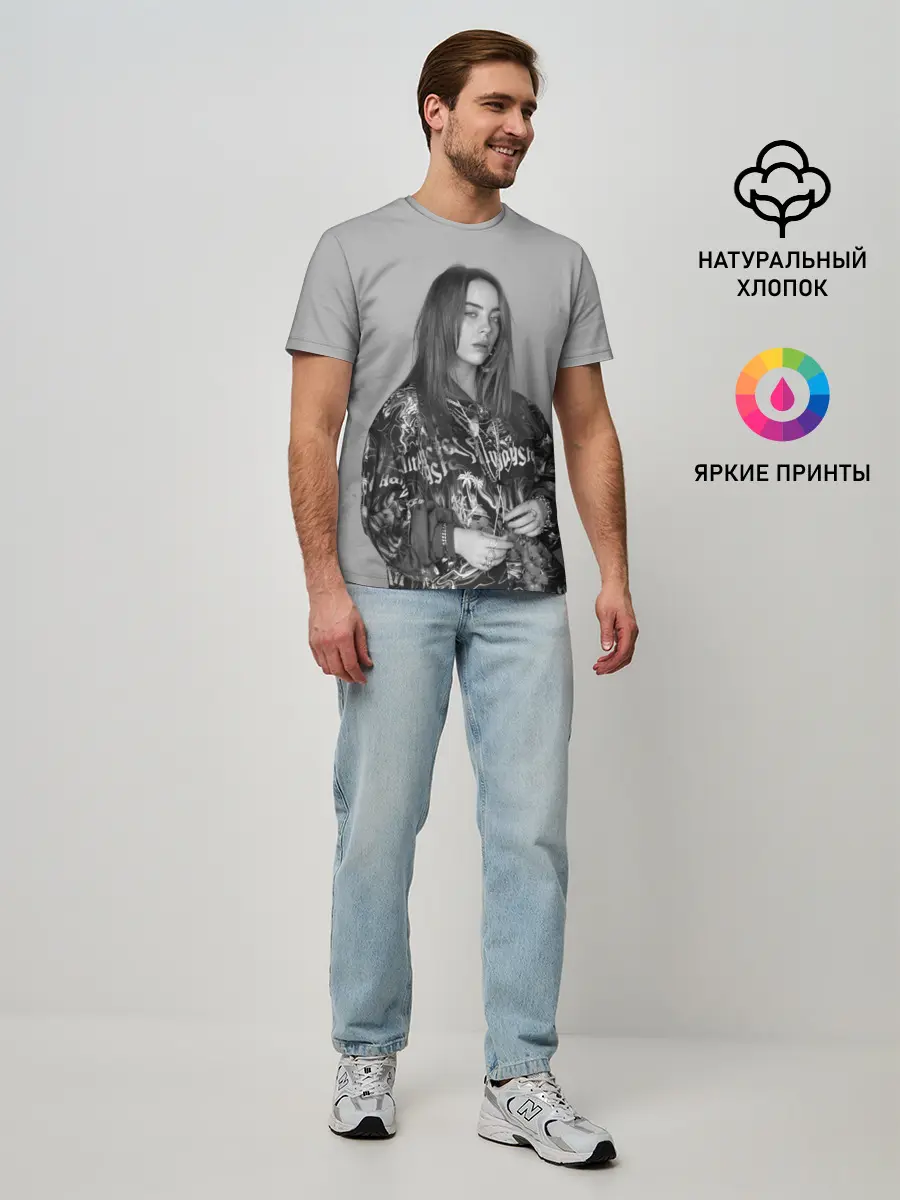 Мужская базовая футболка / BILLIE EILISH