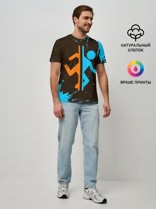 Мужская базовая футболка / PORTAL / ПОРТАЛ