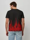 Мужская базовая футболка / Pixel Fire