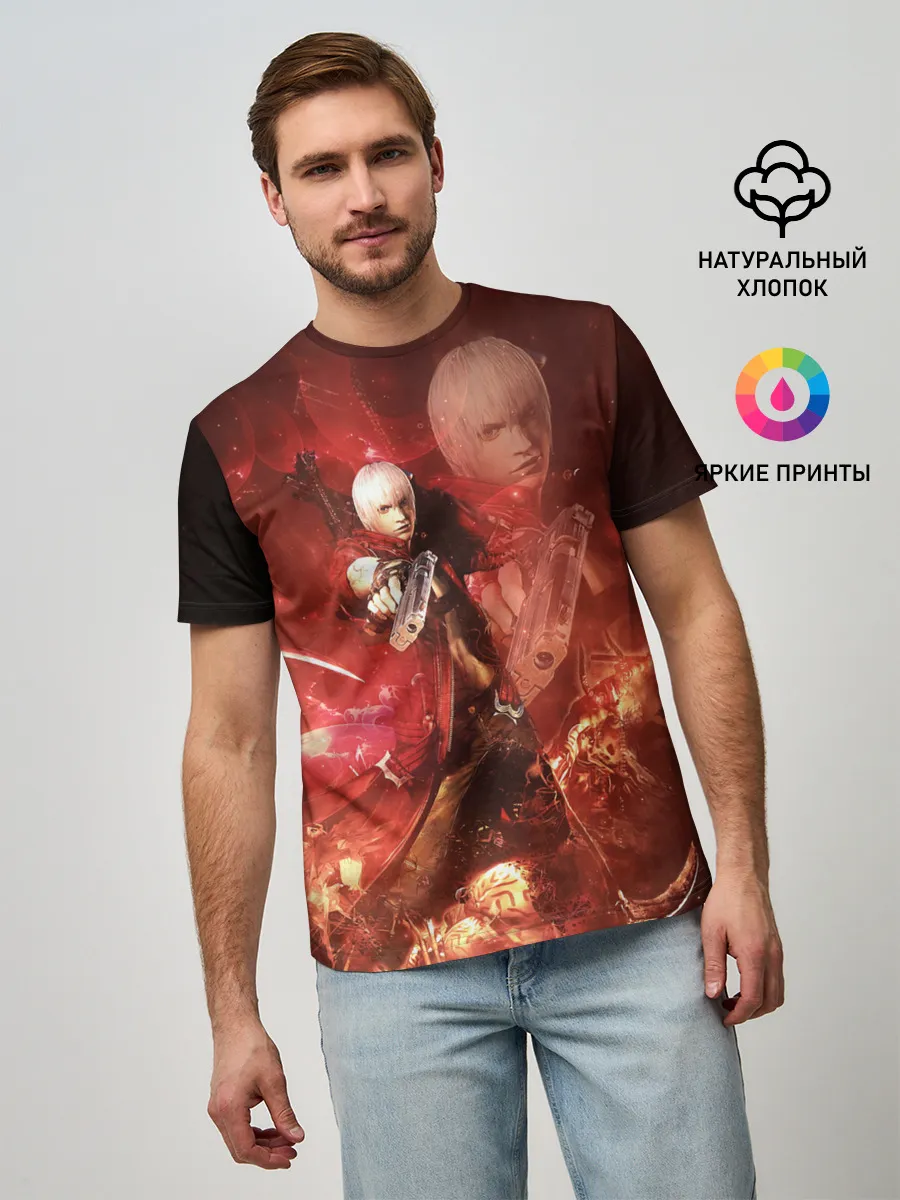 Мужская базовая футболка / Молодой Данте