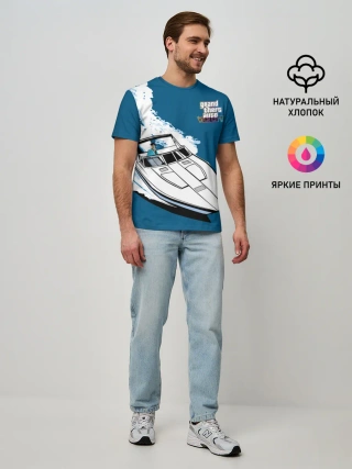 Мужская базовая футболка / Tommy on board