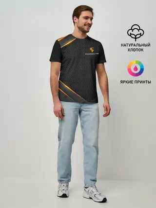 Мужская базовая футболка / PORSCHE | ПОРШ