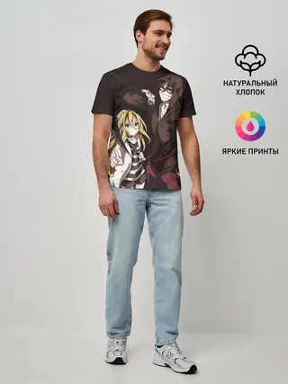 Мужская базовая футболка / Рейчел и Зак