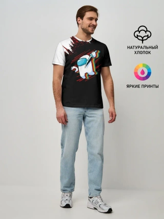 Мужская базовая футболка / Among Us