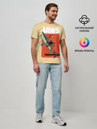 Мужская базовая футболка / Челюсти