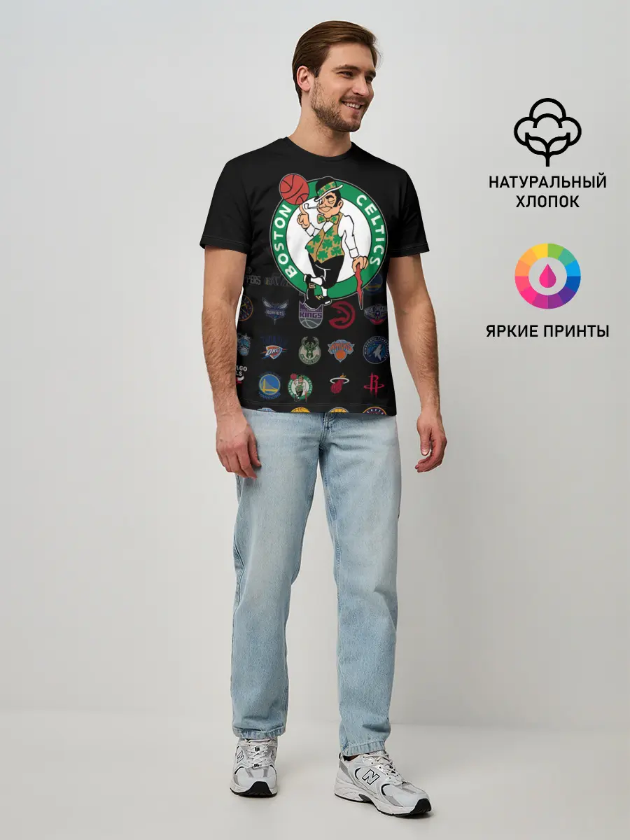Мужская базовая футболка / Boston Celtics